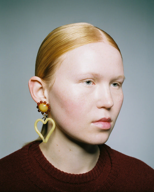 XL Heart Earrings