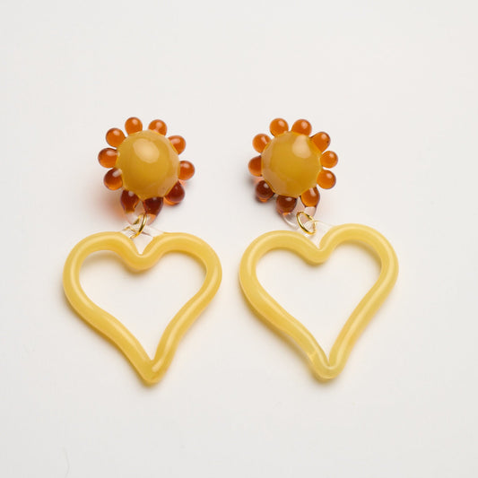 XL Heart Earrings