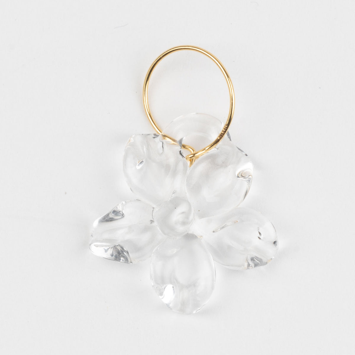 Flower Hoop Charm