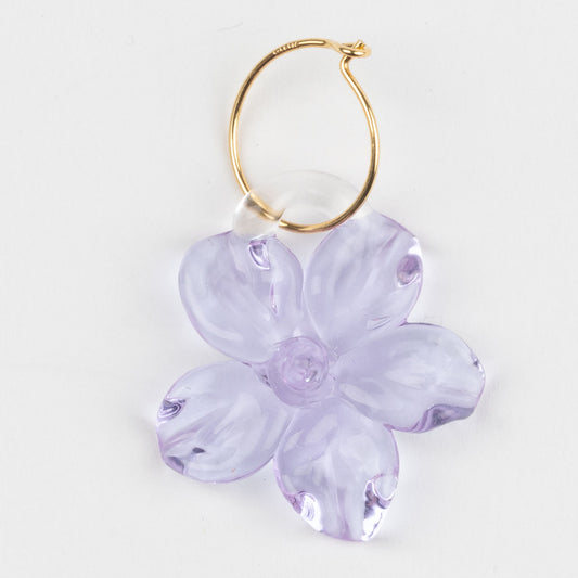 Flower Hoop Charm
