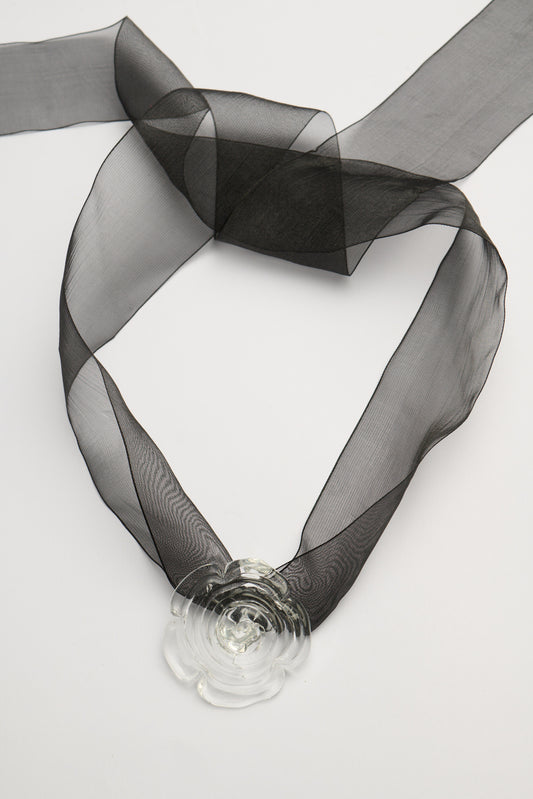 XL Rose Organza Necklace