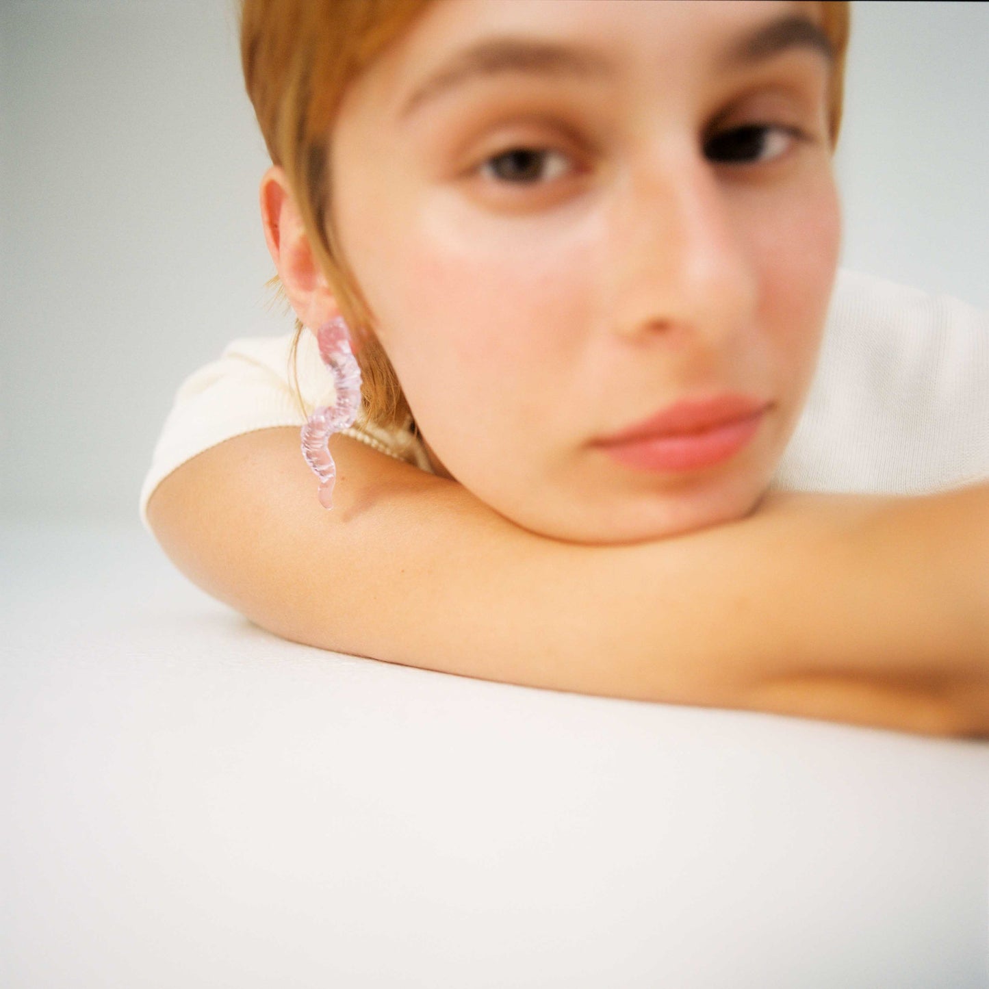 Stalagtite Snake earring