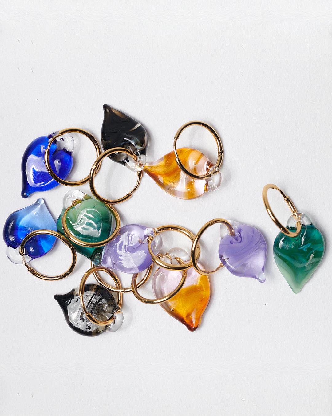 Heart of Glass Hoops