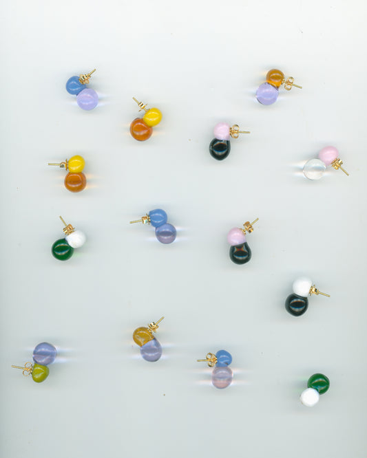 Doble Pearl Earring Single