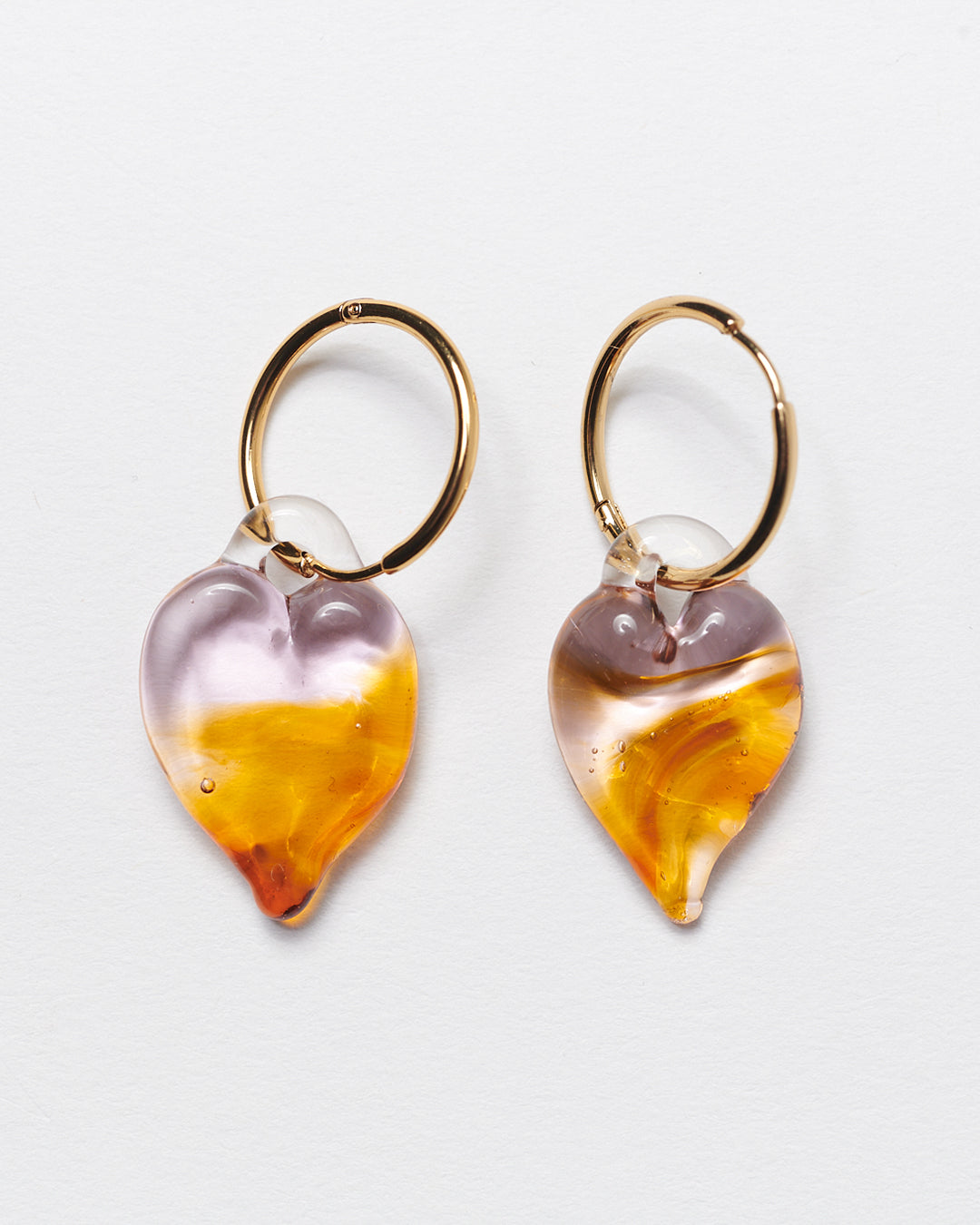 Heart of Glass Hoops