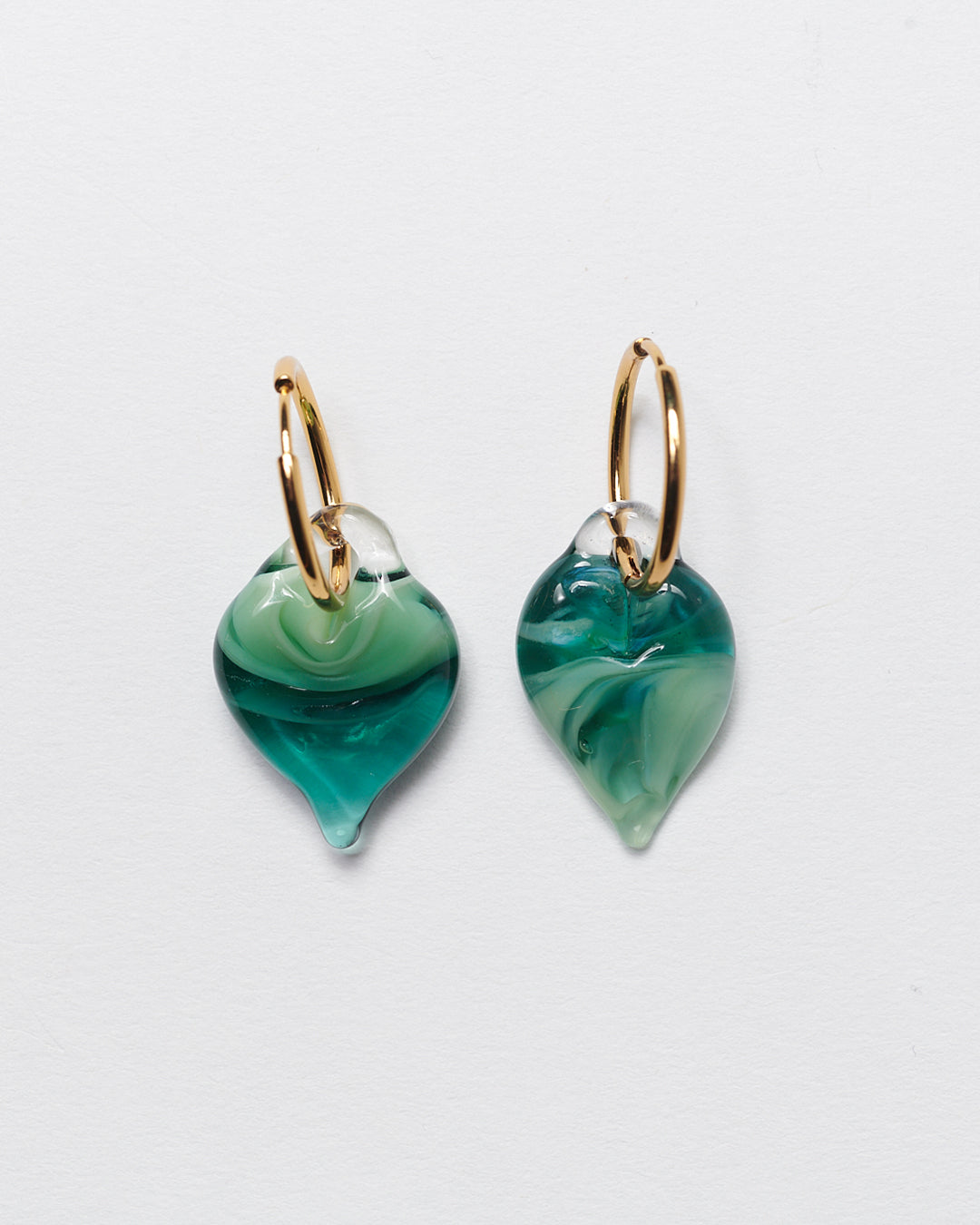 Heart of Glass Hoops – LEVENS JEWELS