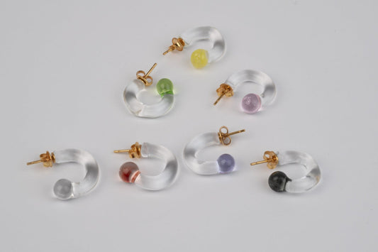 Mini Glass Hoop Single