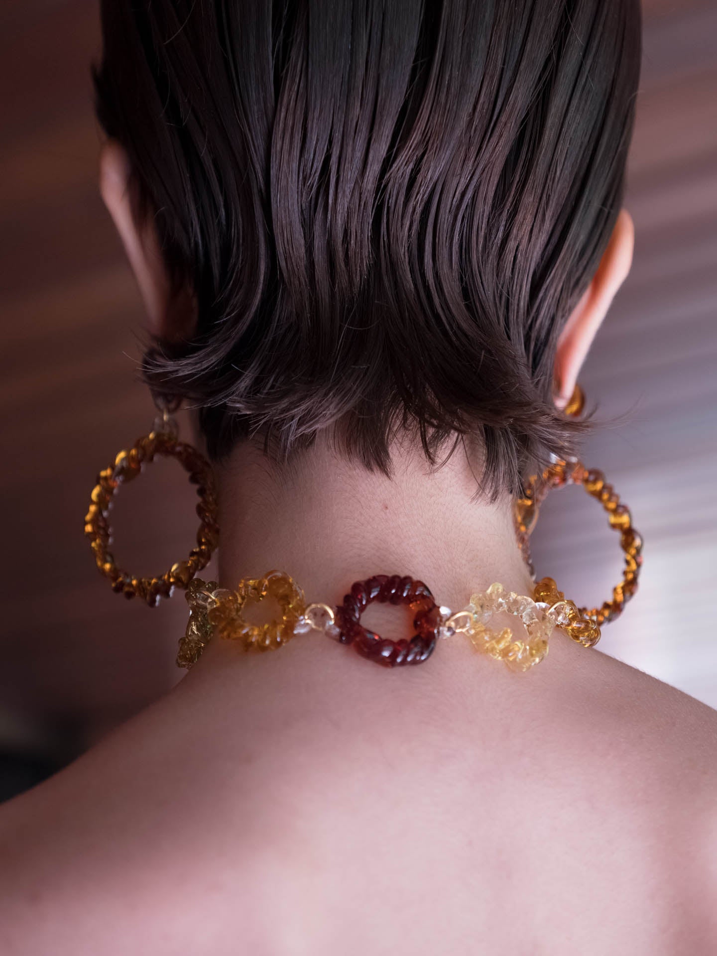 Twist Circle Necklace