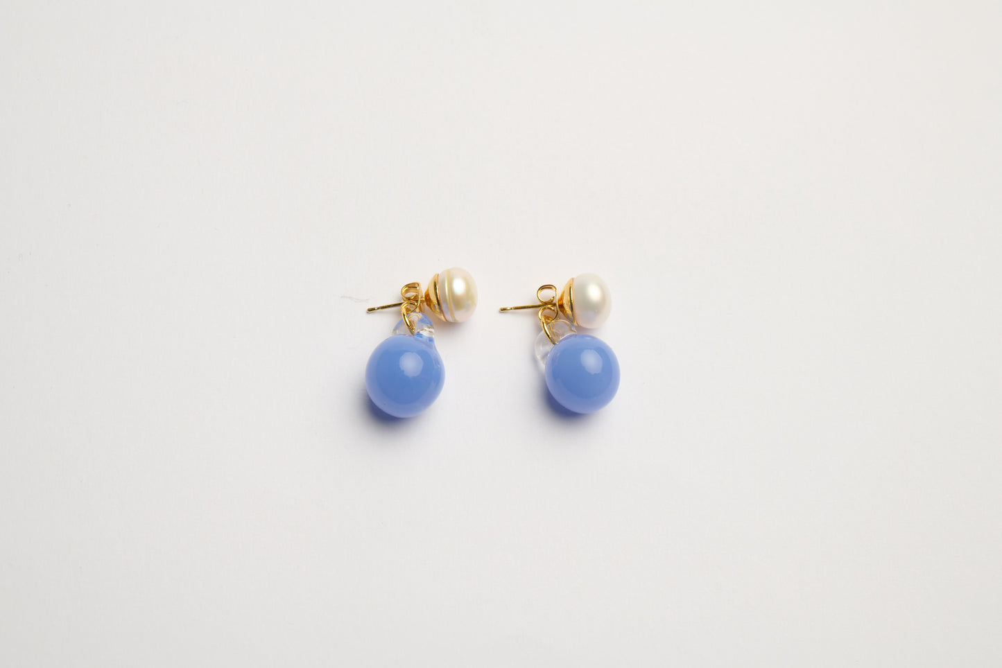 Pearl & Ball Earrings