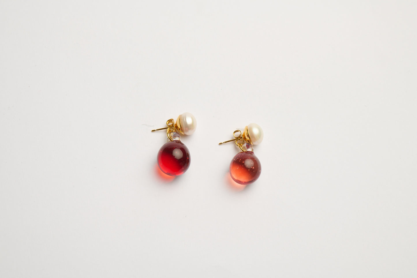 Pearl & Ball Earrings