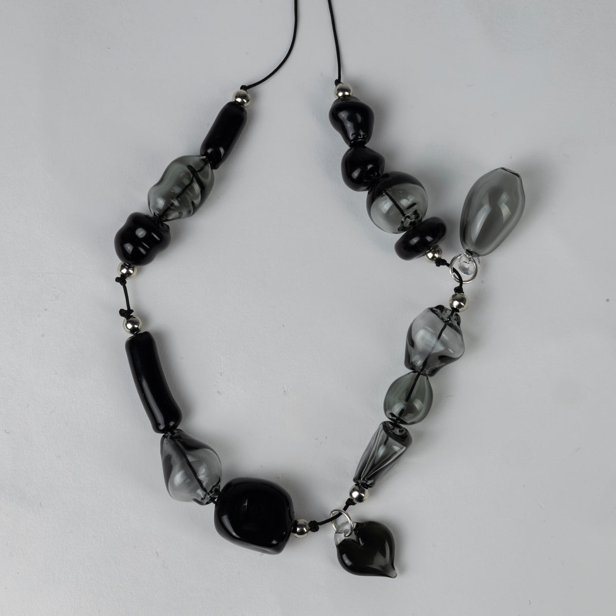 Multy Bubble Cord Necklace