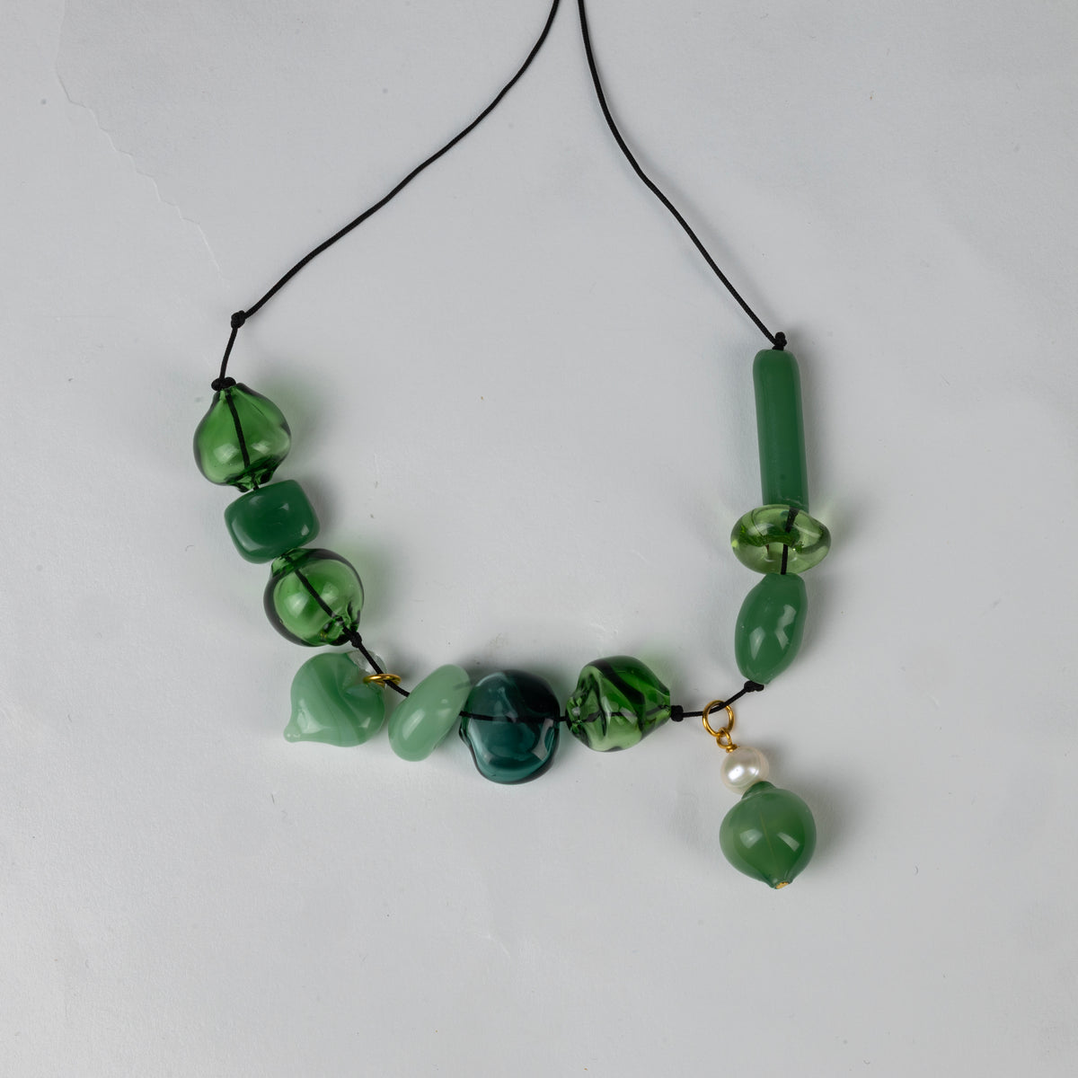 Multy Bubble Cord Necklace