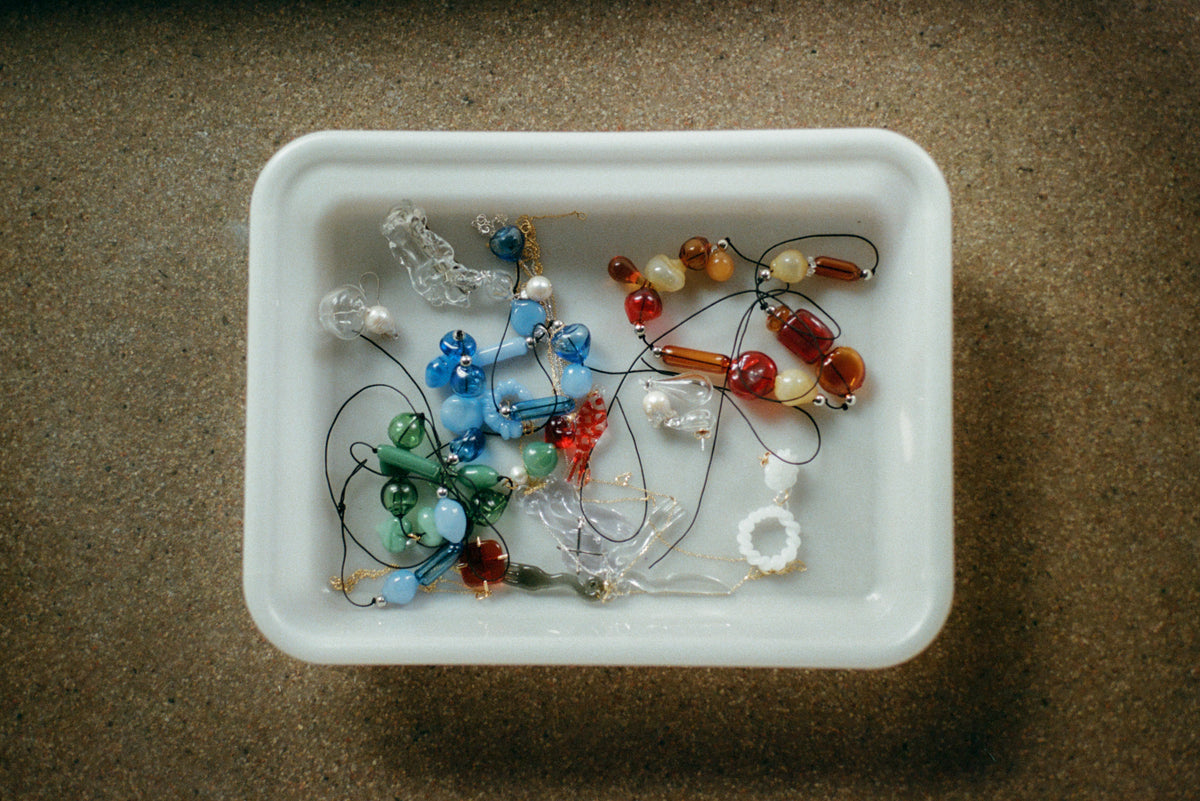 Multy Bubble Cord Necklace