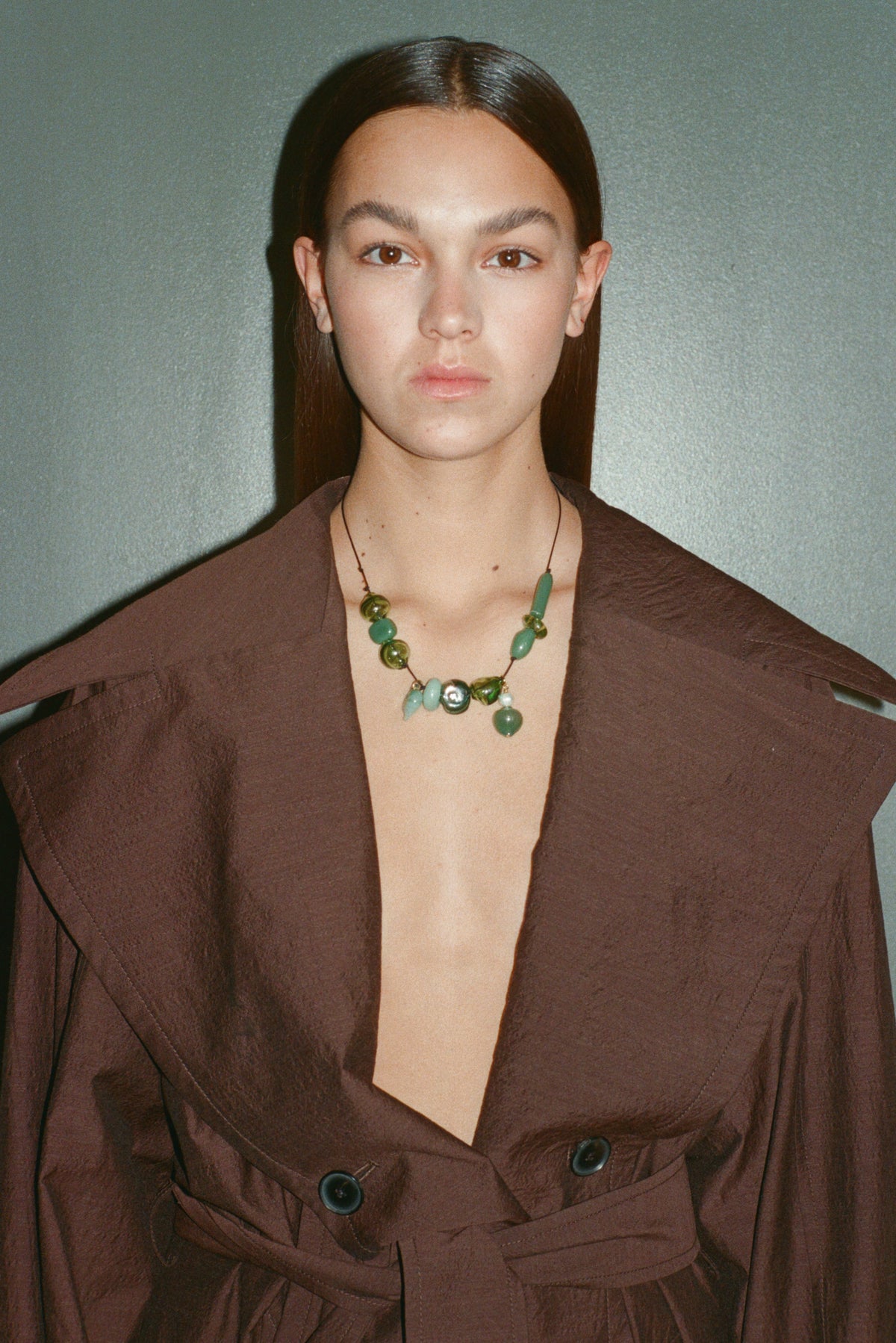 Multy Bubble Cord Necklace
